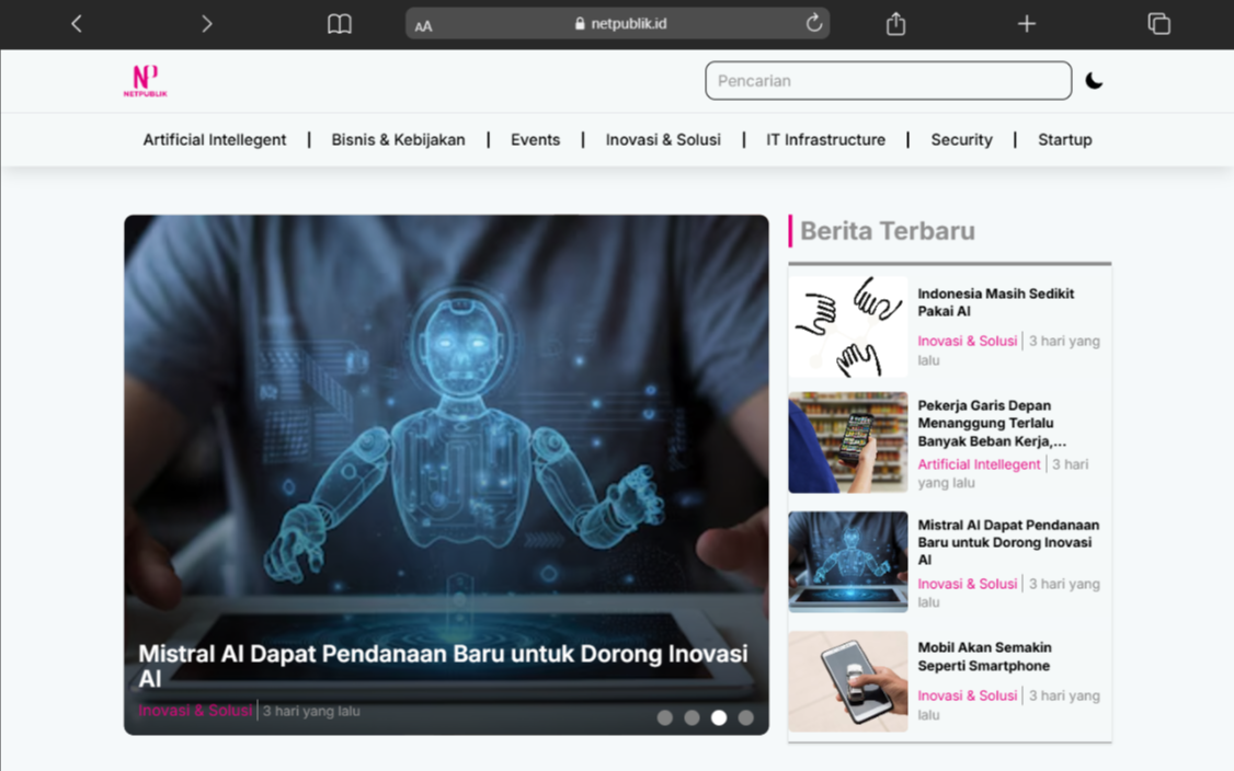 Netpublik.id — Tech News & Blog Platform
